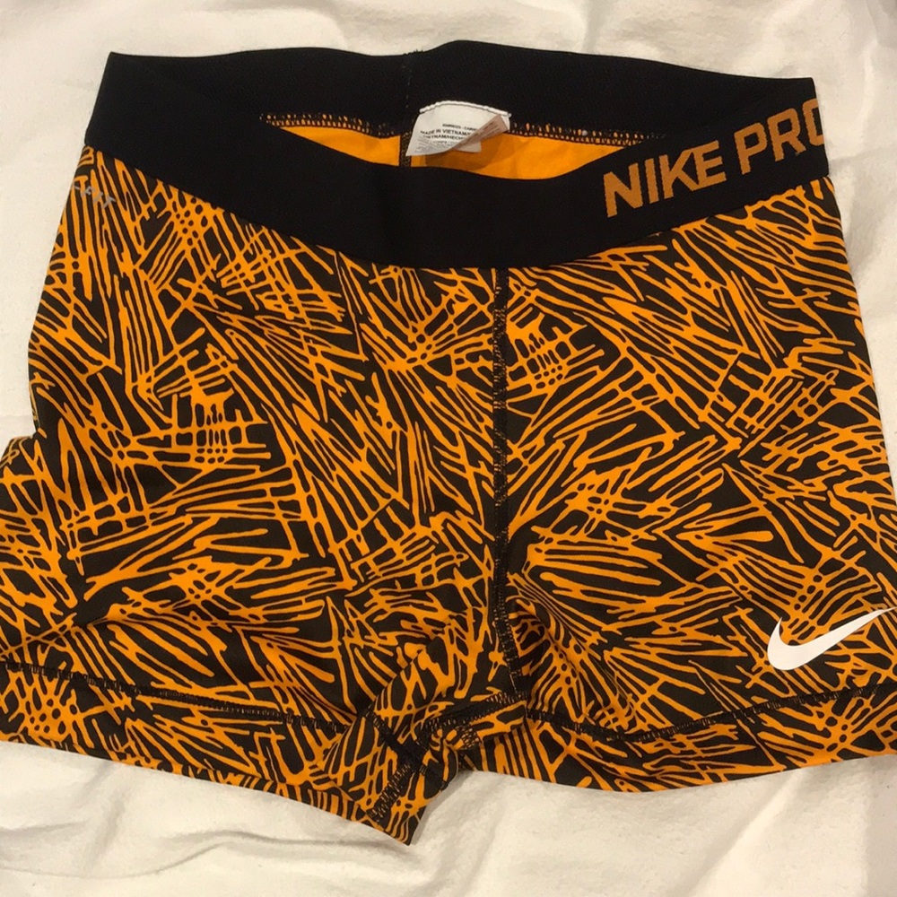 NWOT Rare Orange Nike Pros